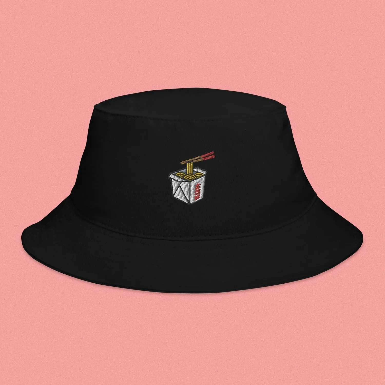 Takeout Box Embroidered Bucket Hat