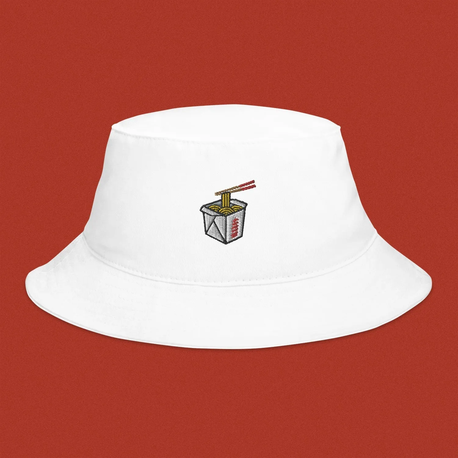 Takeout Box Embroidered Bucket Hat