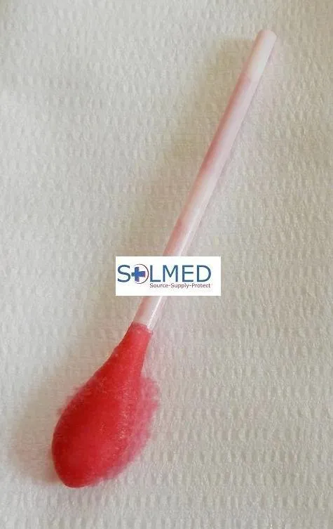 TINTED SWABSTICKS INTRAVENOUS SKIN PREP ALCOHOL & CHLORHEXIDINE COTTON SWAB STICKS X 10
