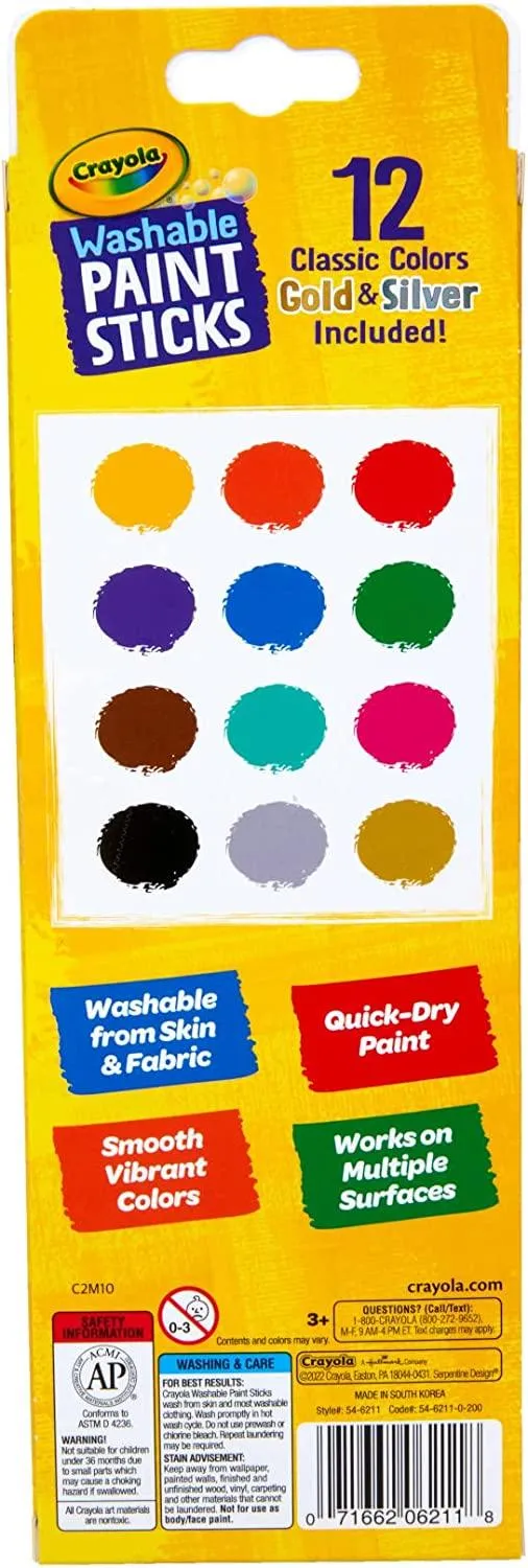 Washable Paint Sticks