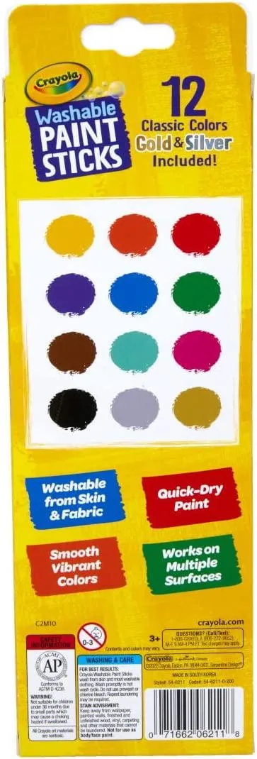 Washable Paint Sticks