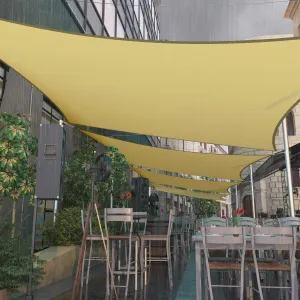 Waterproof Heavy Duty Square Shade Sail