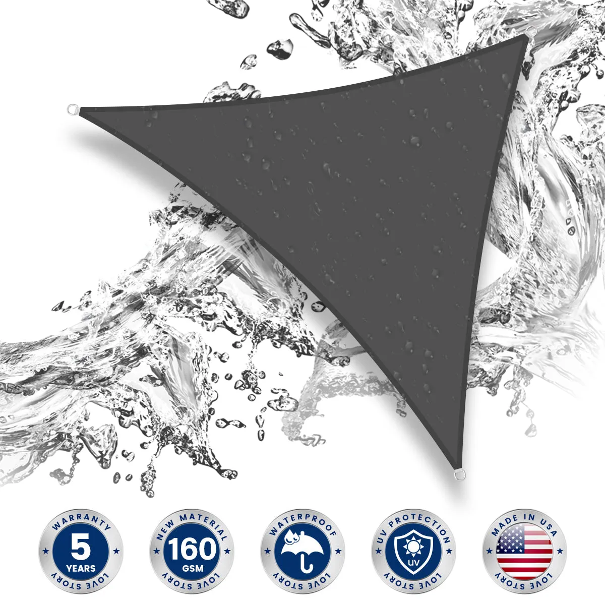 Waterproof Triangle Shade Sails