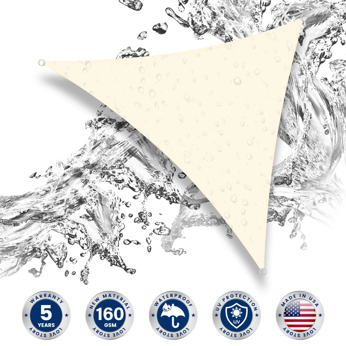 Waterproof Triangle Shade Sails