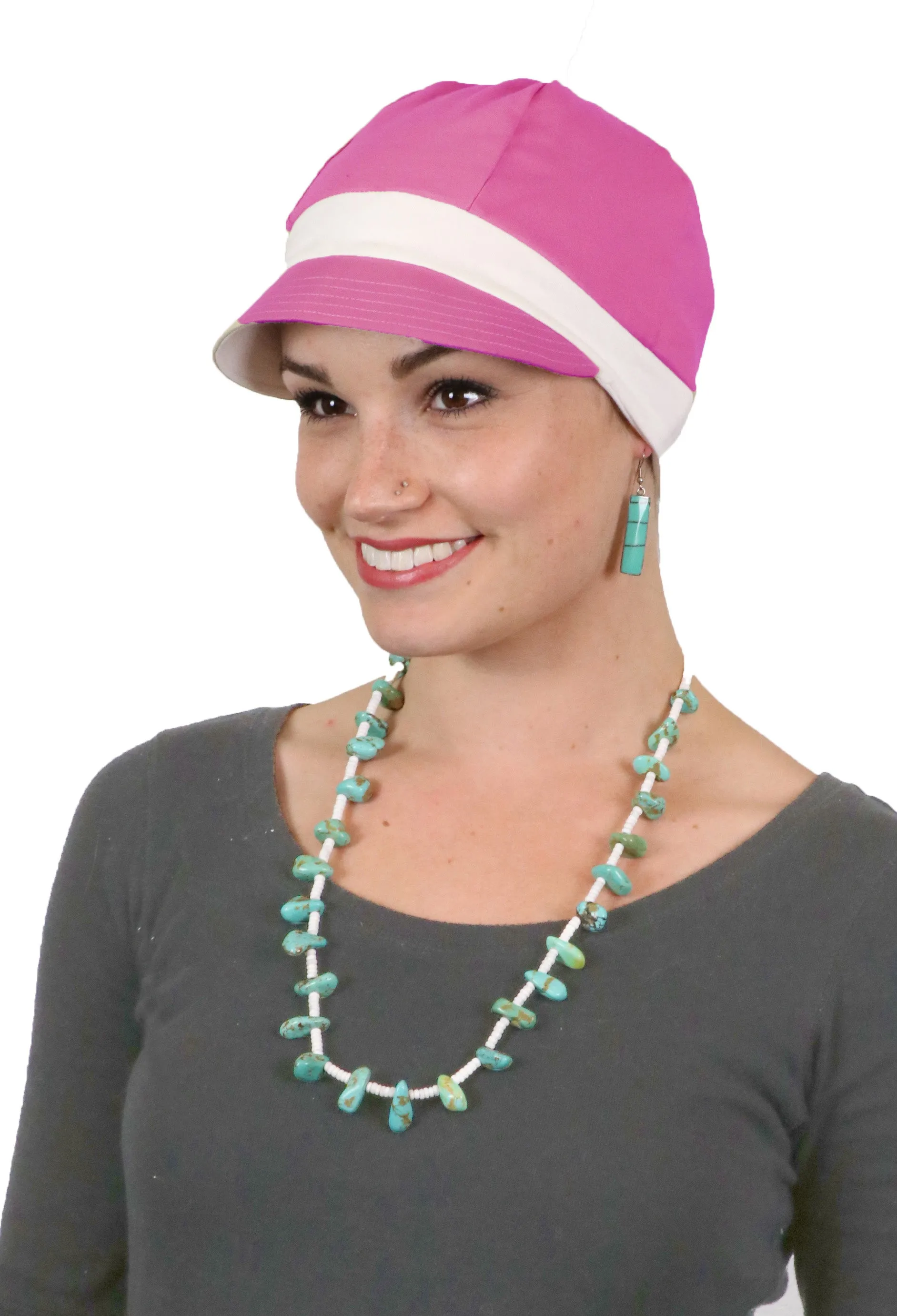 Whimsy Sport Soft Cotton Hat Chemo Headwear All Colors 50 UPF Sun Protection