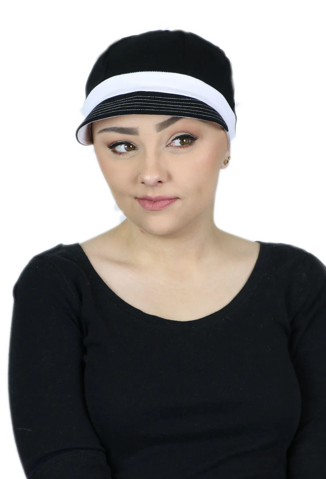 Whimsy Sport Soft Cotton Hat Chemo Headwear All Colors 50 UPF Sun Protection