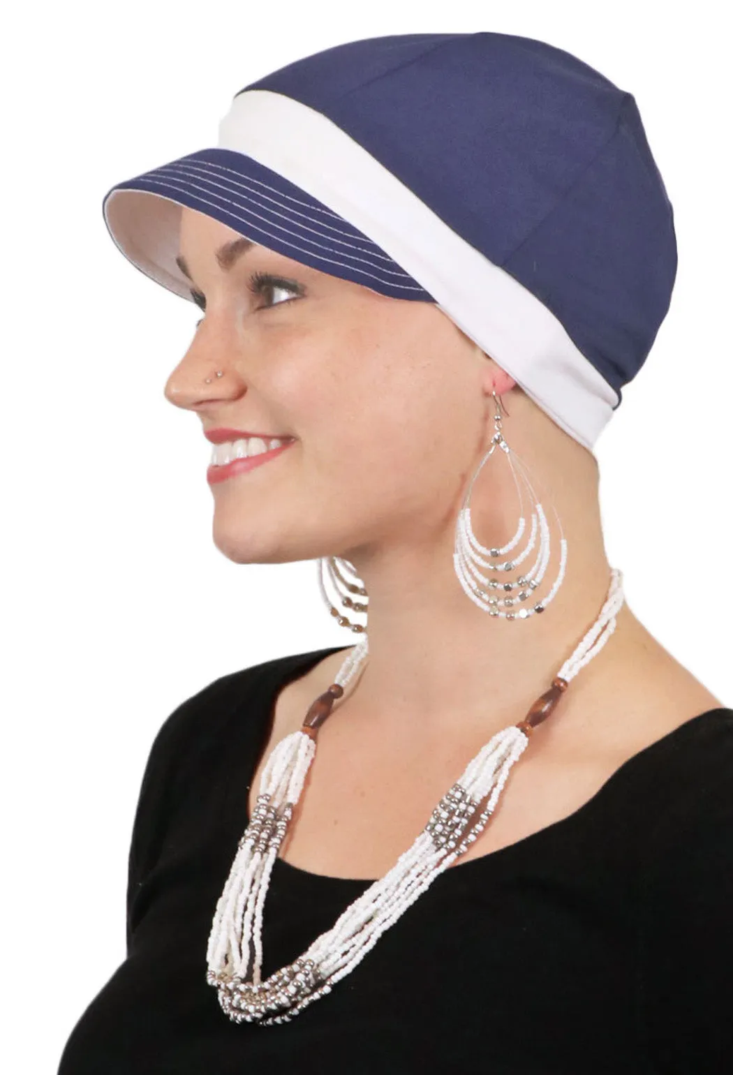 Whimsy Sport Soft Cotton Hat Chemo Headwear All Colors 50 UPF Sun Protection