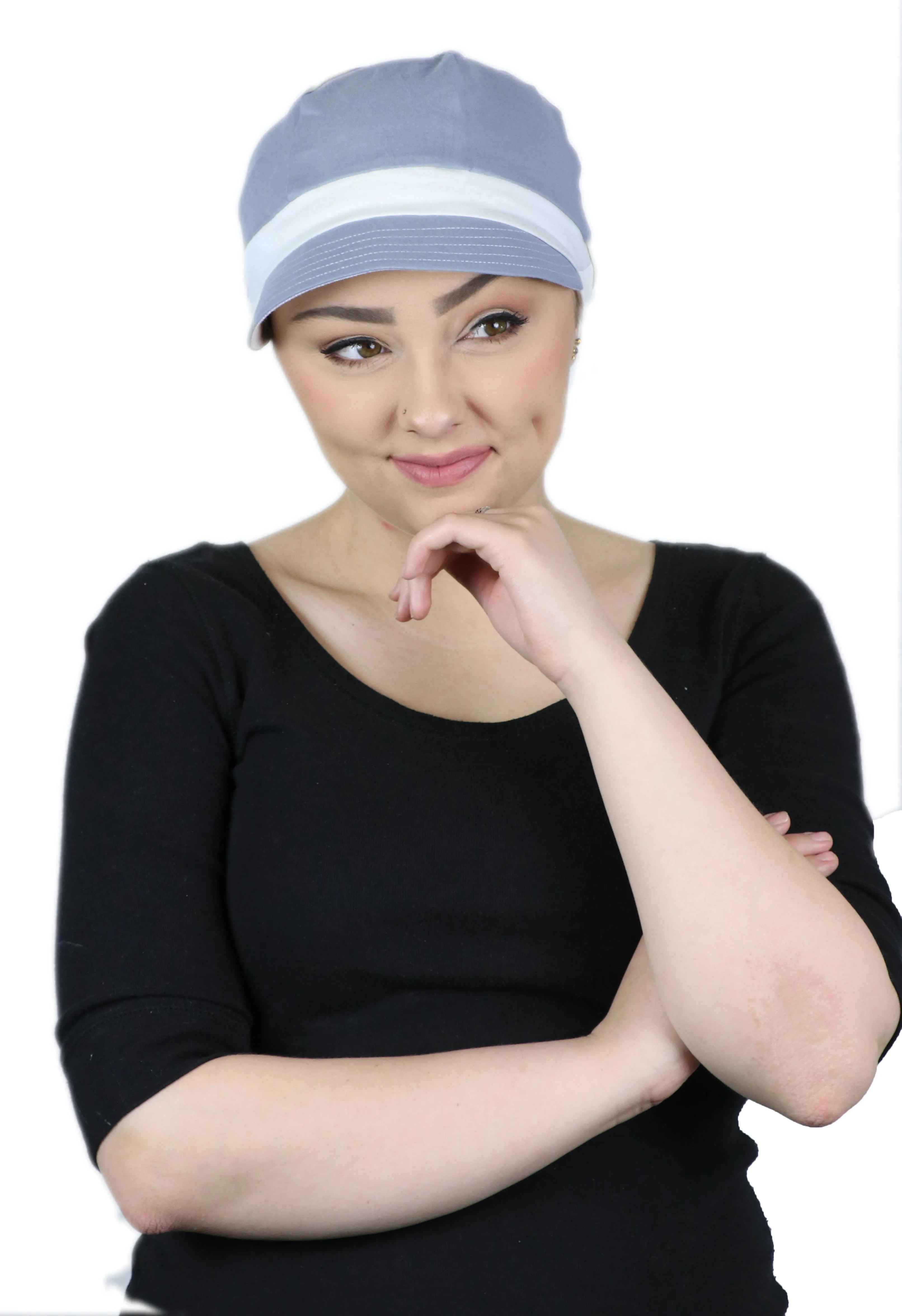 Whimsy Sport Soft Cotton Hat Chemo Headwear All Colors 50 UPF Sun Protection