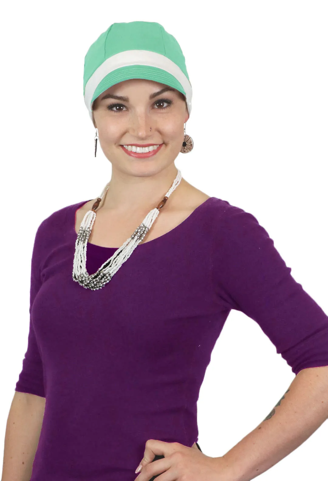 Whimsy Sport Soft Cotton Hat Chemo Headwear All Colors 50 UPF Sun Protection