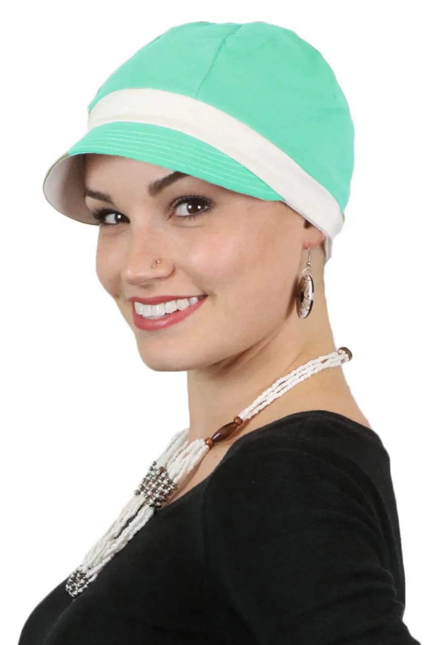 Whimsy Sport Soft Cotton Hat Chemo Headwear All Colors 50 UPF Sun Protection