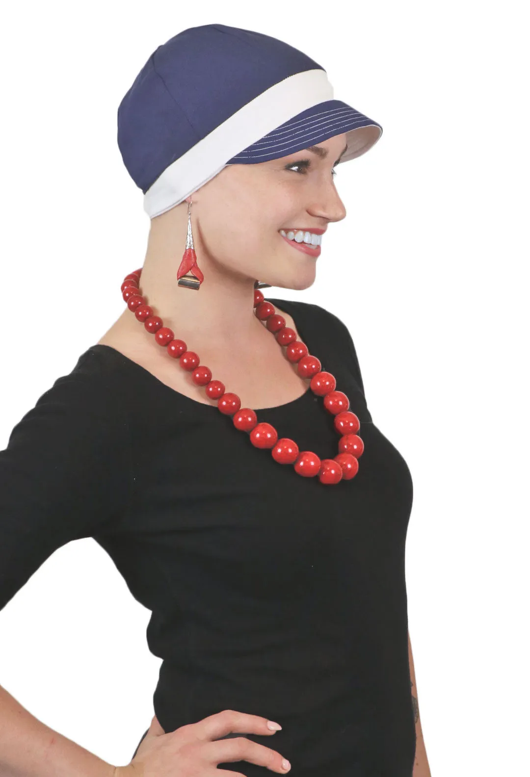 Whimsy Sport Soft Cotton Hat Chemo Headwear All Colors 50 UPF Sun Protection