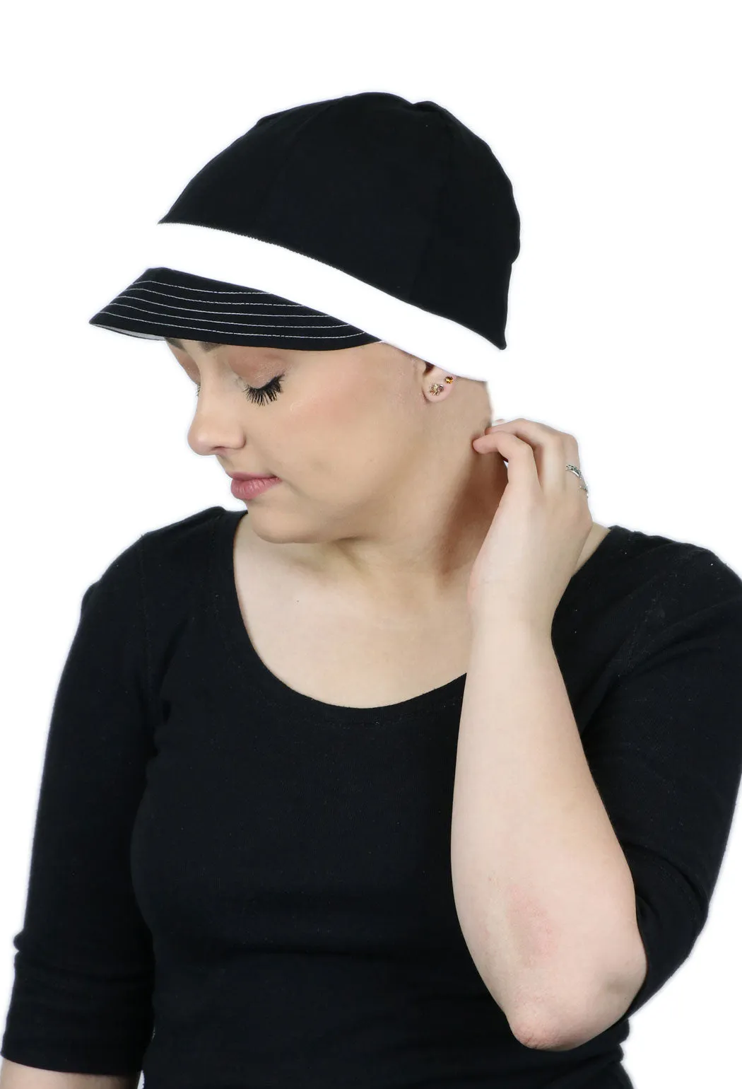 Whimsy Sport Soft Cotton Hat Chemo Headwear All Colors 50 UPF Sun Protection