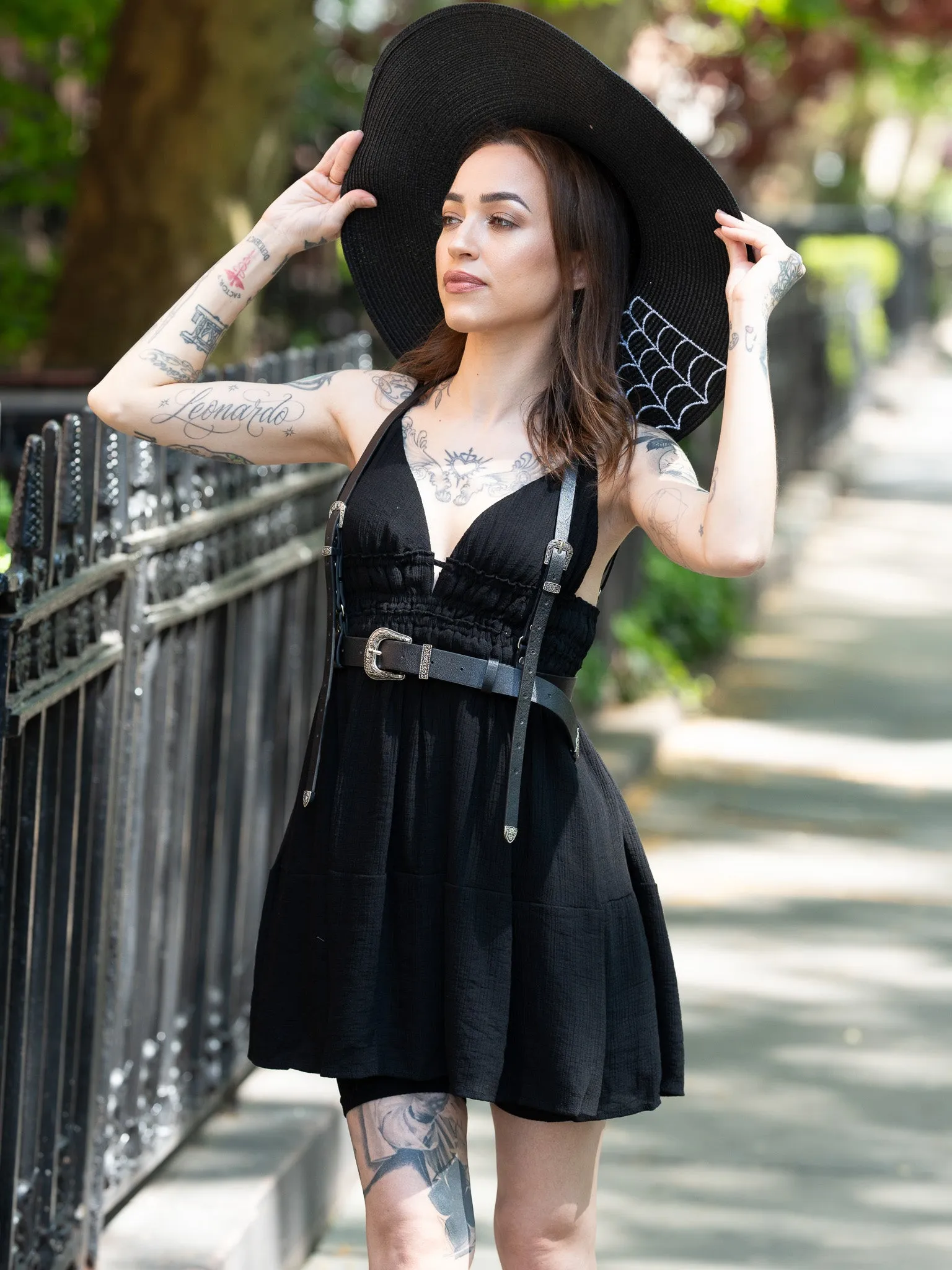Widow's Web Sun Hat