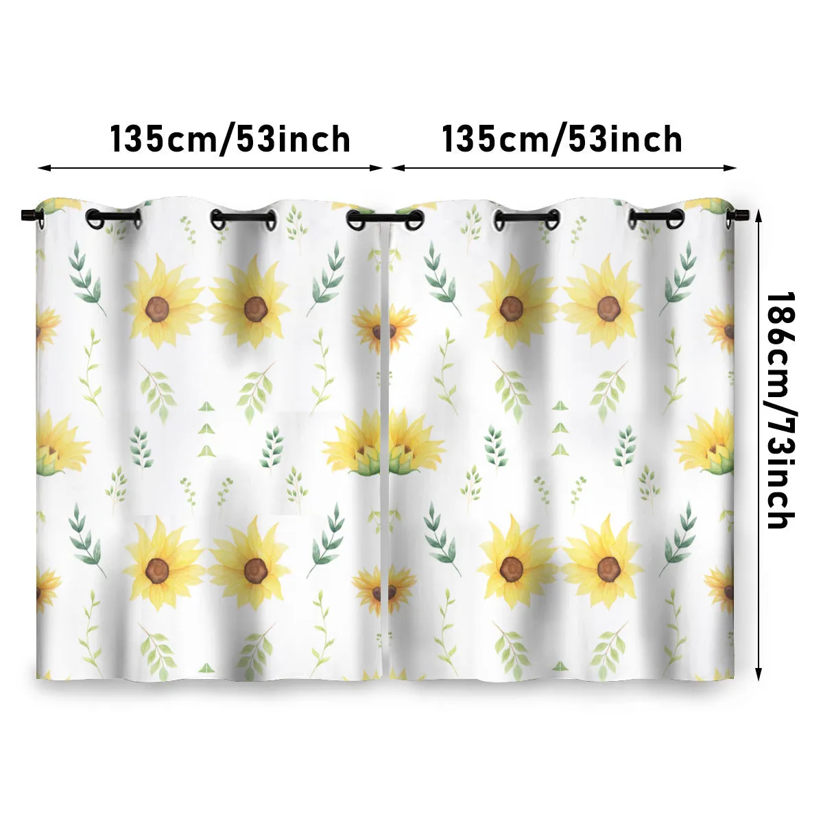 Yellow Blooms | Curtains