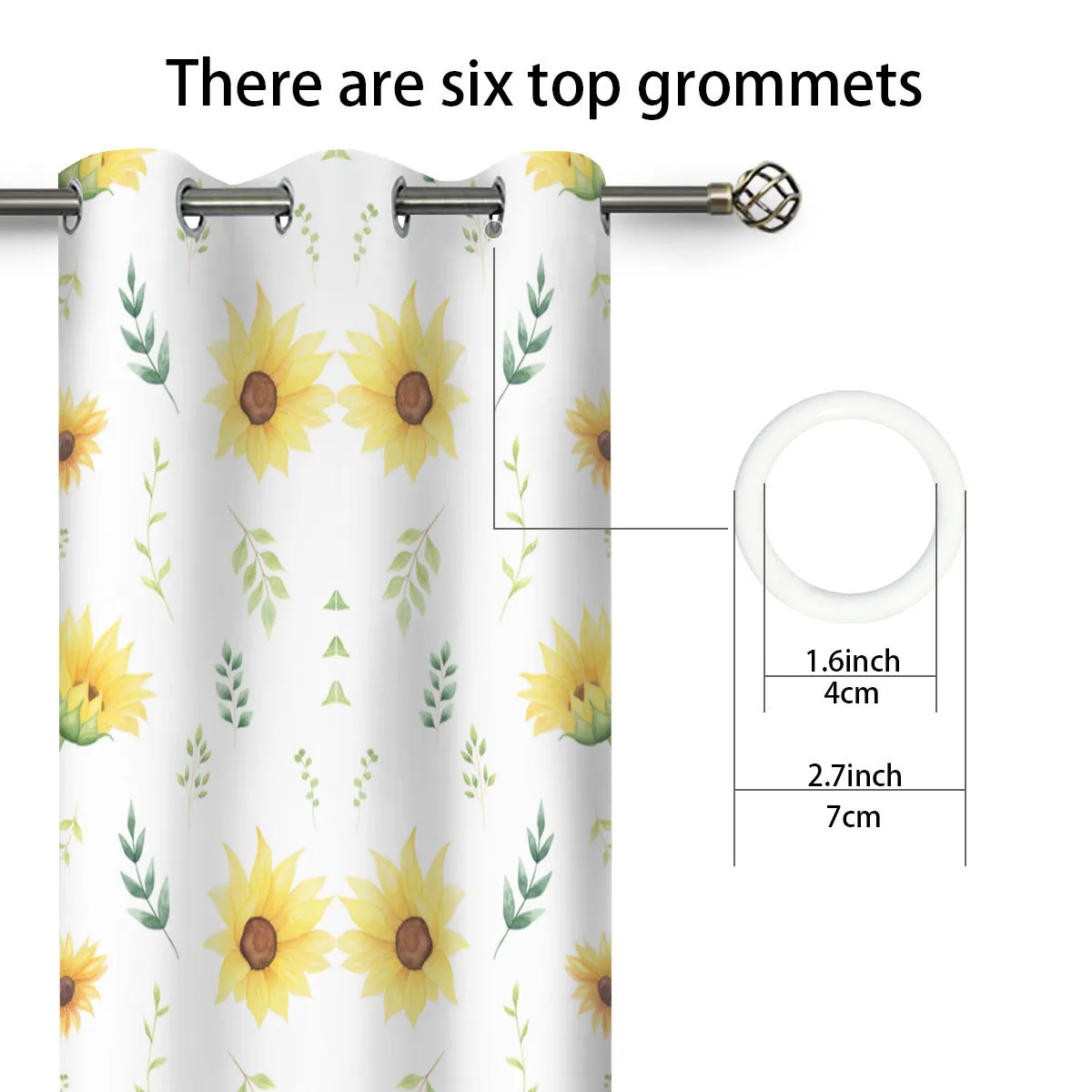 Yellow Blooms | Curtains